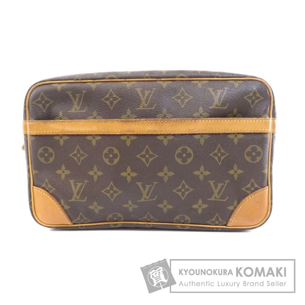 Louis Vuitton Compiegne Monogram Clutch Bag Canvas
